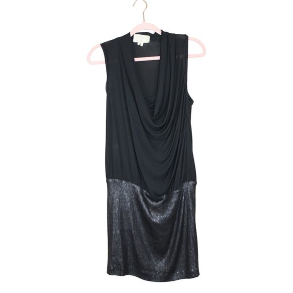 Nicole Miller Dresses & Skirts - Artelier‎ Nicole Miller Black Sequin Chic Stylish Cocktail Modern Event Dress